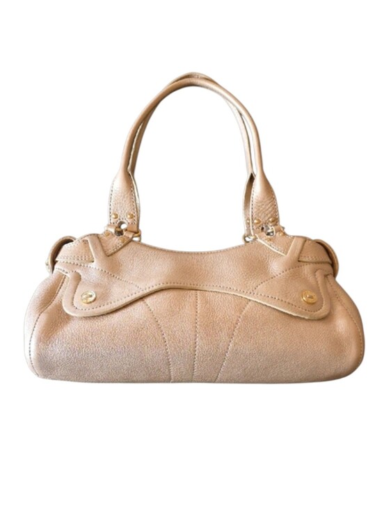 Cole Haan Handbags - Cole Haan Blush Beige Leather Shoulder Bag with Gold Hardware